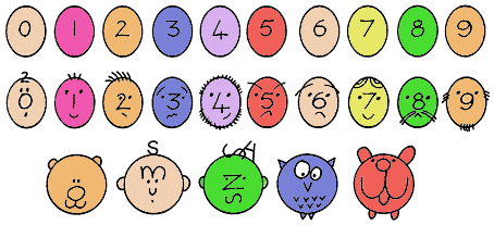 Number faces